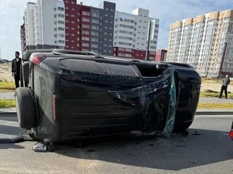 В столице ХМАО в ДТП с перевертышем пострадал водитель иномарки