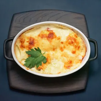 Мясная сливочная запеканка с тыквой — хит сентября: домашние будут уплетать за обе щеки — приготовьте с запасом