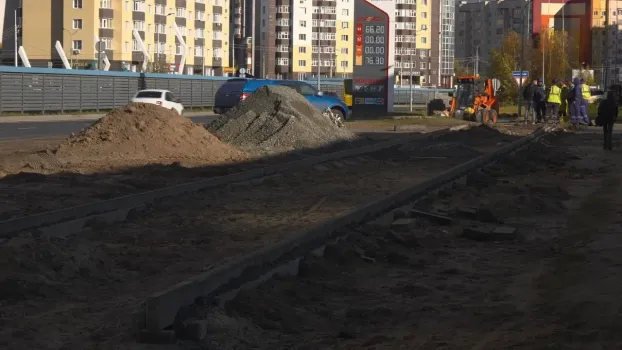 Строительство нового тротуара в Сургуте планируют завершить к середине октября