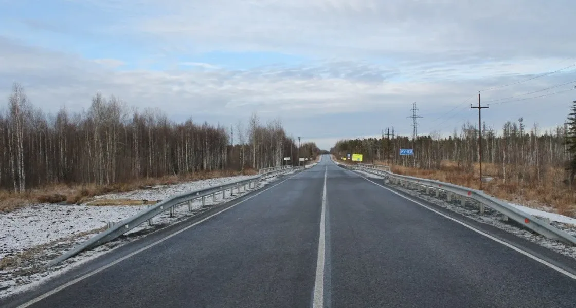 3,5 тысячи квадратов нового асфальта: в ХМАО завершили ремонт двух мостов на С