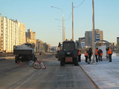В Ханты-Мансийске за сутки выпала пятая часть месячной нормы снега