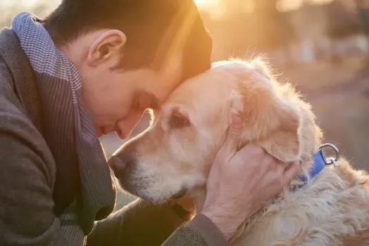 Житель Югорска ищет новый дом для собаки-долгожителя перед отправкой на СВО