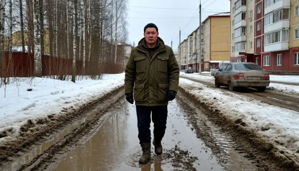 «Превратили город в свинарник»: жители Ханты-Мансийска сетуют на обилие реагентов на дорогах