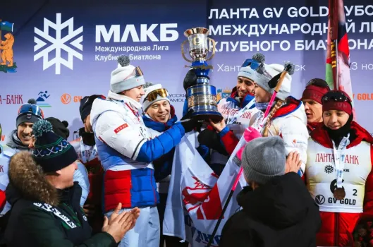 Биатлонисты из Югры завоевали две золотые медали на домашних соревнованиях