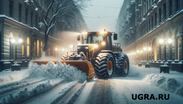 В Сургуте началась зимняя уборка снега: на расчистку улиц вышло почти 200 единиц техники
