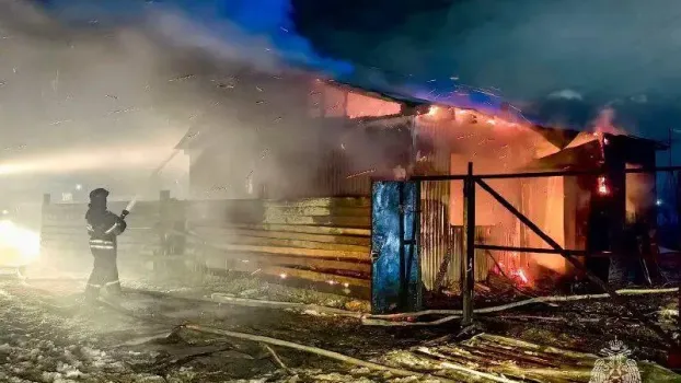 В Сургуте при пожаре в частном доме погиб мужчина