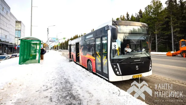 В Ханты-Мансийске запустили новый автобусный маршрут № 3
