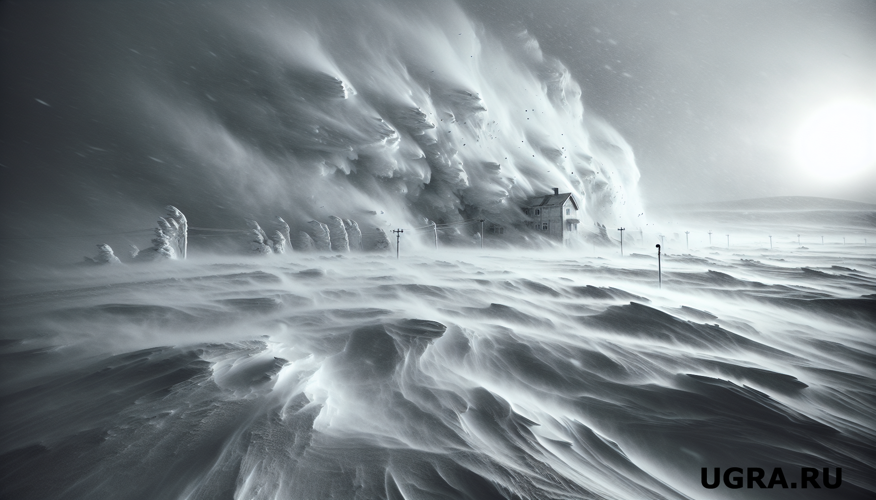 Югру накроют метели и сильный снегопад: счет идет на часы