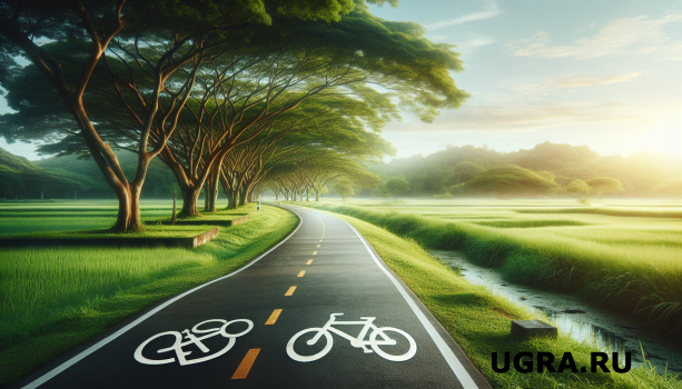 В Сургуте планируют увеличить количество велосипедных дорожек в городе