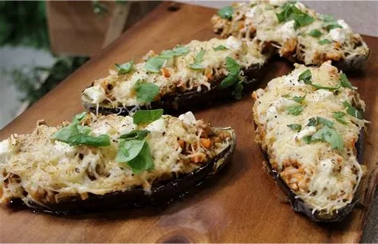 Фаршированные баклажаны на мангале: и мяса никакого не надо