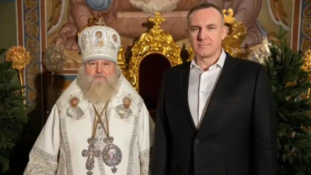 Губернатор Югры Кухарук поздравил митрополита Павла с юбилеем