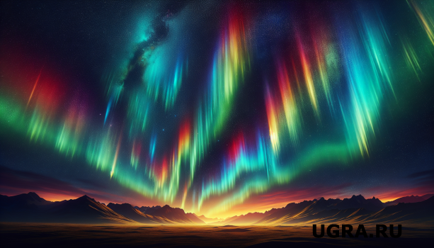 Жители ХМАО увидели в небе полярное сияние