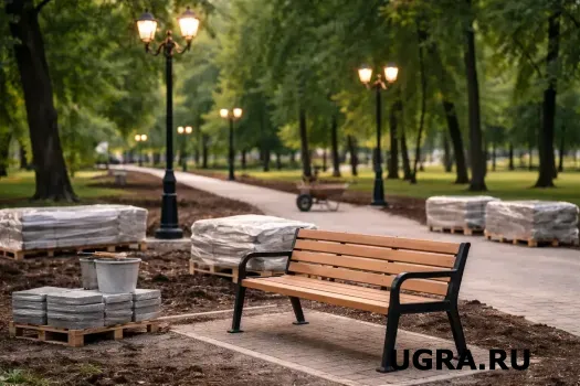 В популярном парке Сургута обустроят &laquo;сухой&raquo; фонтан