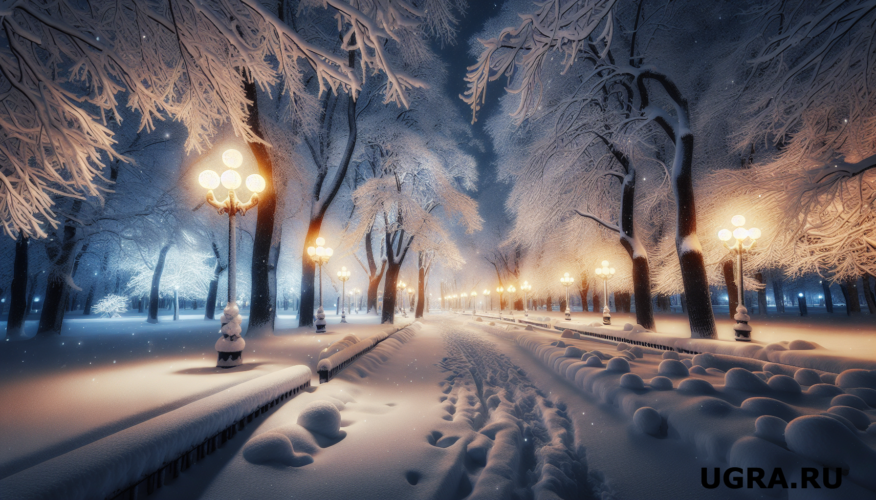 Сургутяне дождались: на бульваре «Четыре сезона» модернизуют освещение