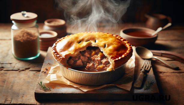 Мясной пирог без лепки: хитрый способ накормить всех за один раз