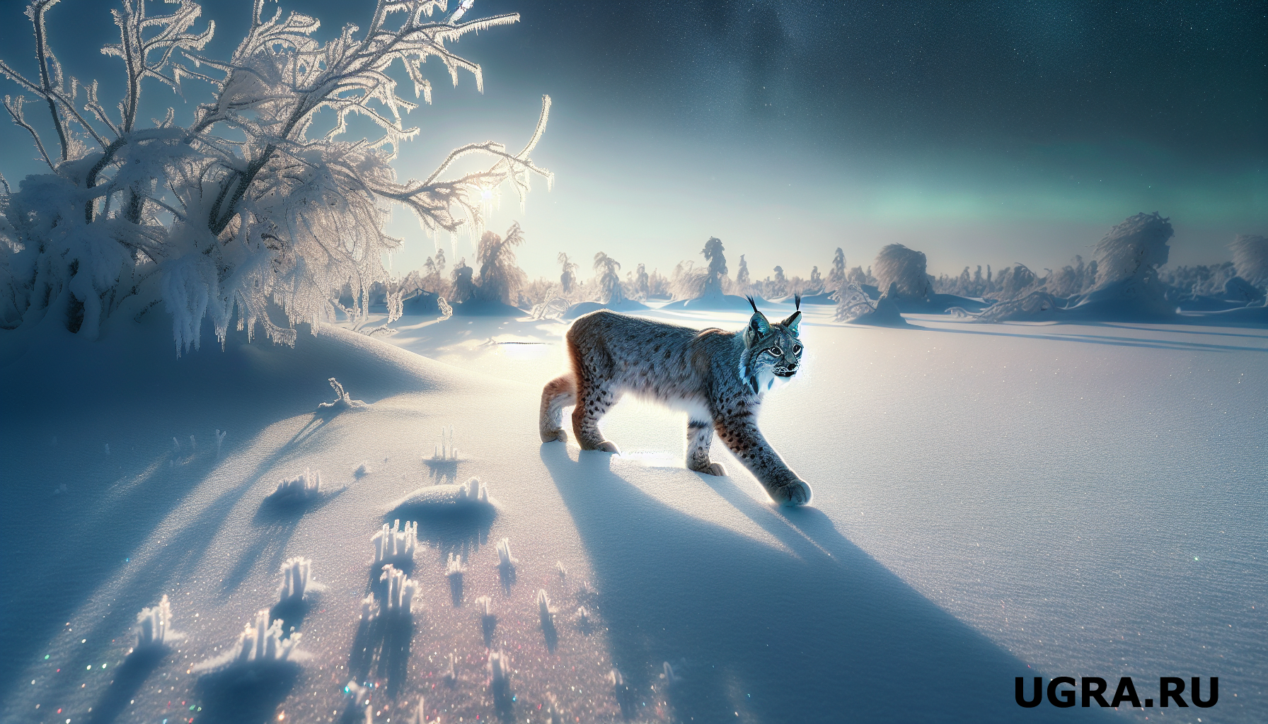 В Нягани заметили краснокнижную рысь