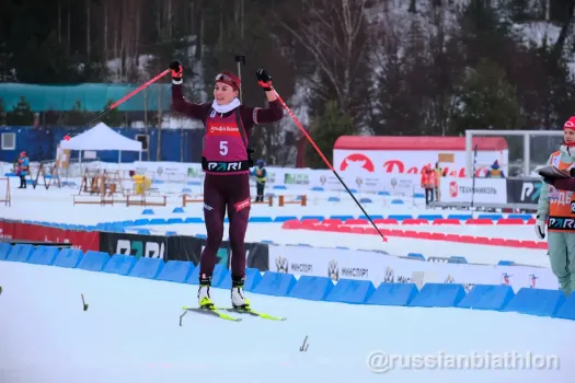 Главная звезда сборной ХМАО по биатлону осталась без медалей на этапе Кубка Содружества в Сочи