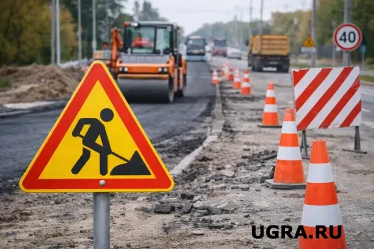 В Мегионе на полгода перекроют улицу Нефтяников из‑за строительства дороги