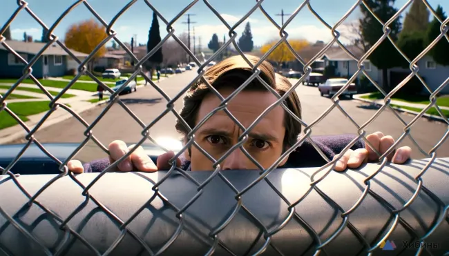 Ушлые немцы придумали забор между соседями, чтобы их не видеть: пропускает ветер и свет, но не прозрачный