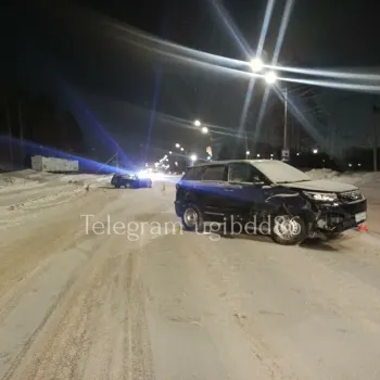 За три выходных дня в Югре произошло пять ДТП: один погибший и семь пострадавших