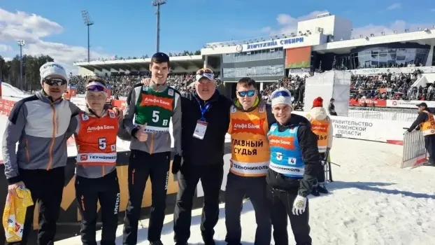 Мужская сборная Югры по биатлону завоевала бронзу на чемпионате России