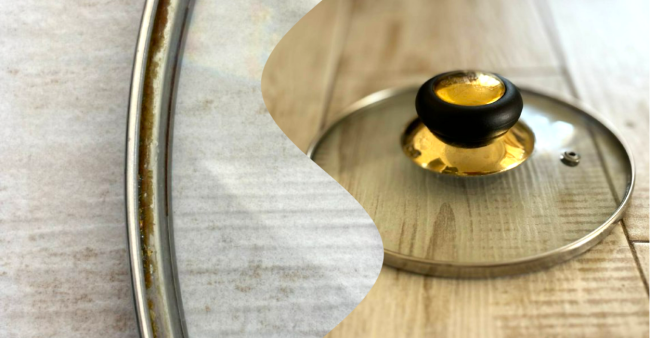 Без химозы и едкого запаха: отмываю липкий жир со стеклянных крышек от сковородок и кастрюль только так — 15 минут