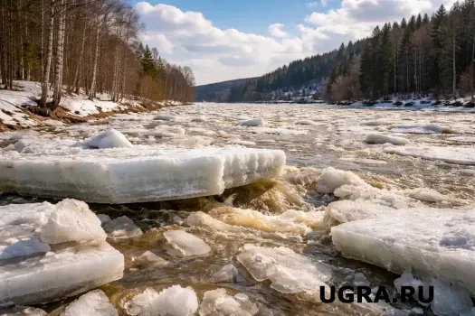 В Сургуте «моржи» своими силами готовятся к паводку у пляжа «Эдем»