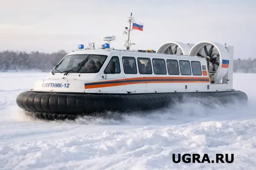 В Югре запустили суда на воздушной подушке