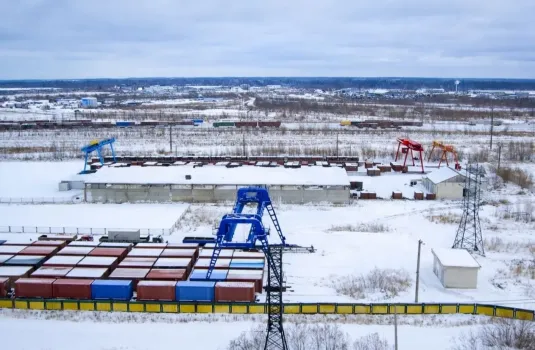 В Нижневартовске открылся новый грузовой терминал Свердловской железной дороги
