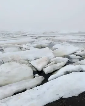 На реке Конда в ХМАО начались подвижки льда