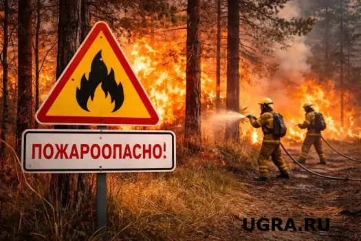 На территории ХМАО начался пожароопасный сезон