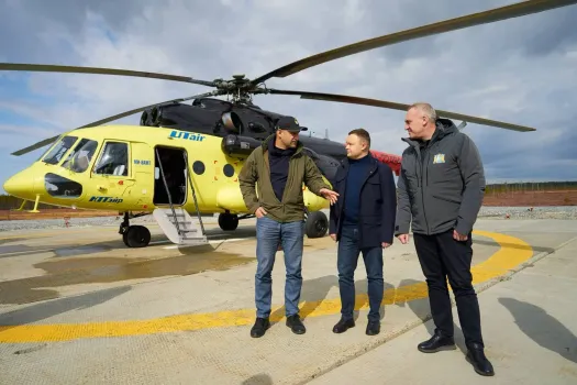 Руслан Кухарук и Артем Жога с воздуха оценили паводковую обстановку в Югре